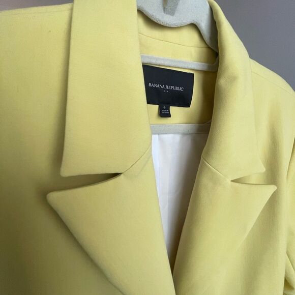 Banana Republic Women's Bright Mustard Blazer - Picture 2 of 5